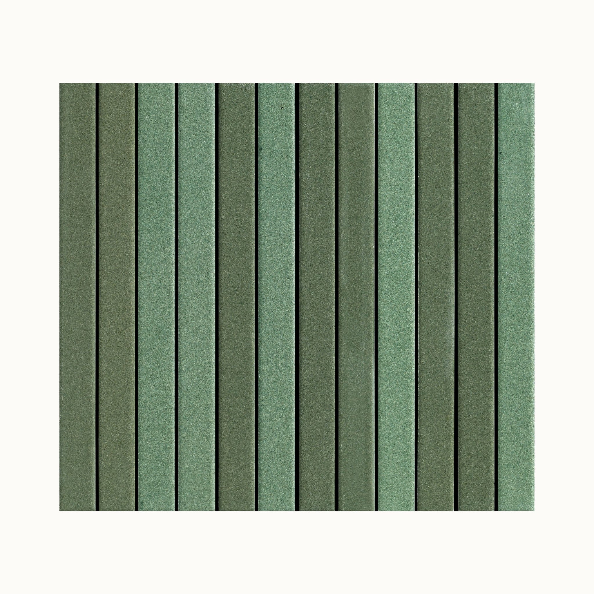 Frio Verde Unglazed Strip Mosaic