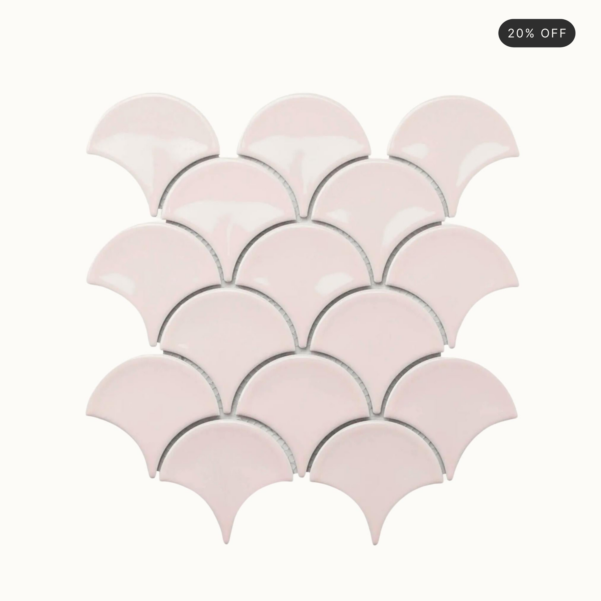 Macaron Gloss Fish Scale Tile