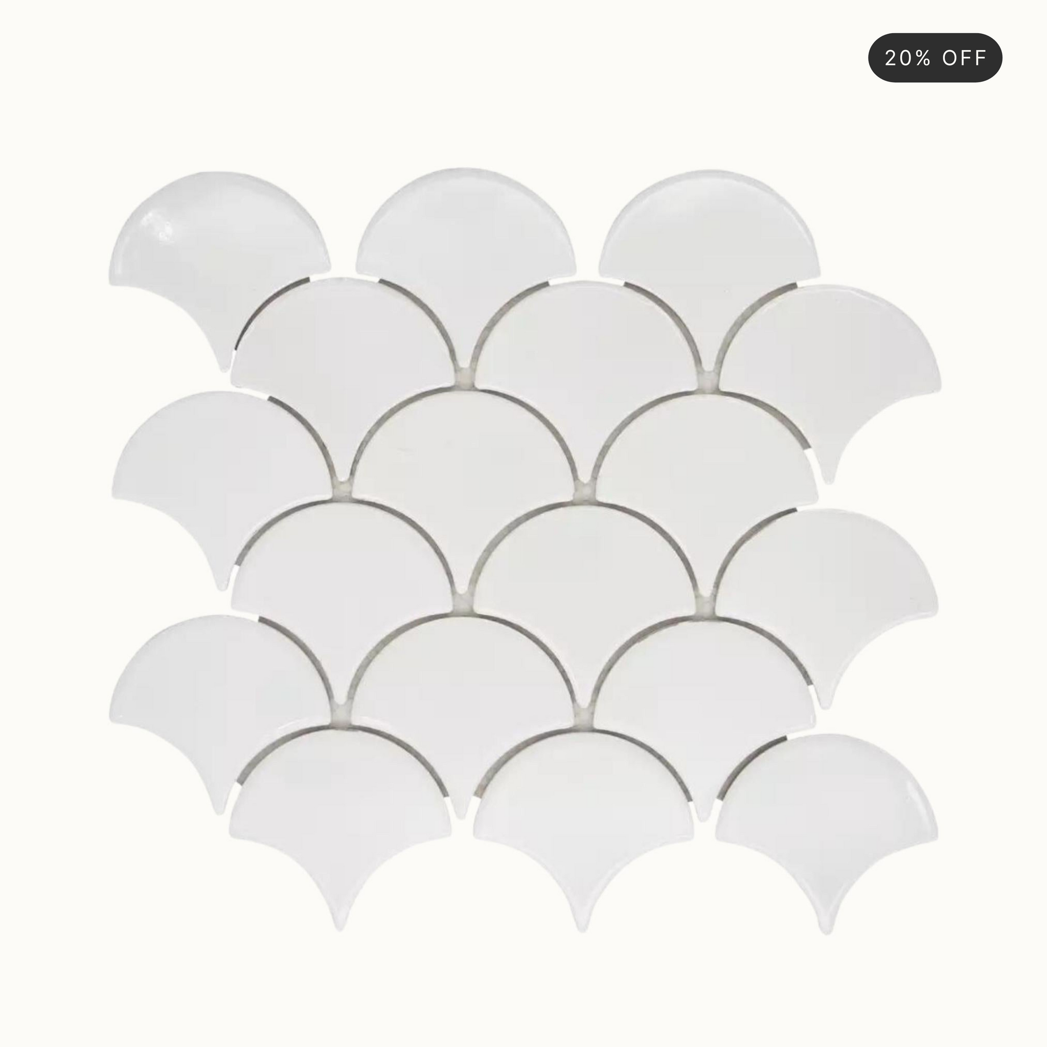 Nalu Gloss Fish Scale Tile