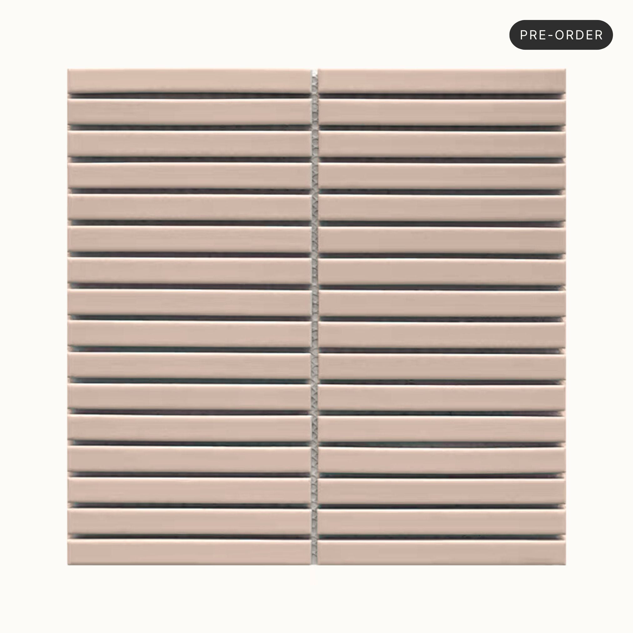 Wafer Dusty Pink Kit Kat Tile - Tisa Home