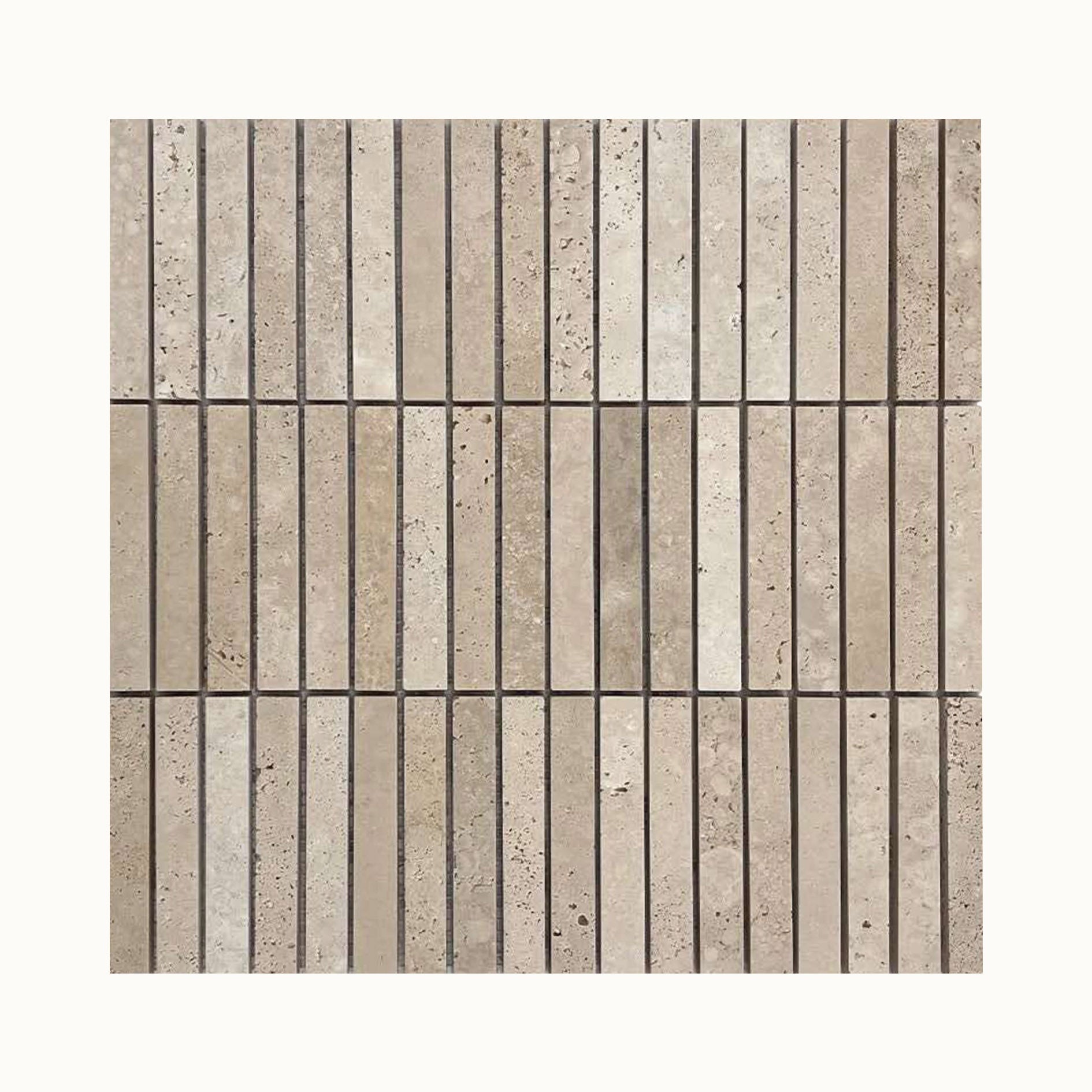 Santal Travertine Mosaic Tile - Tisa Home