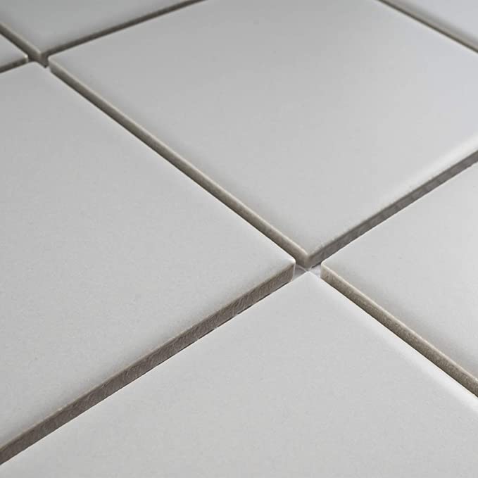 TH Light Grey Square Tile - Tisa Home