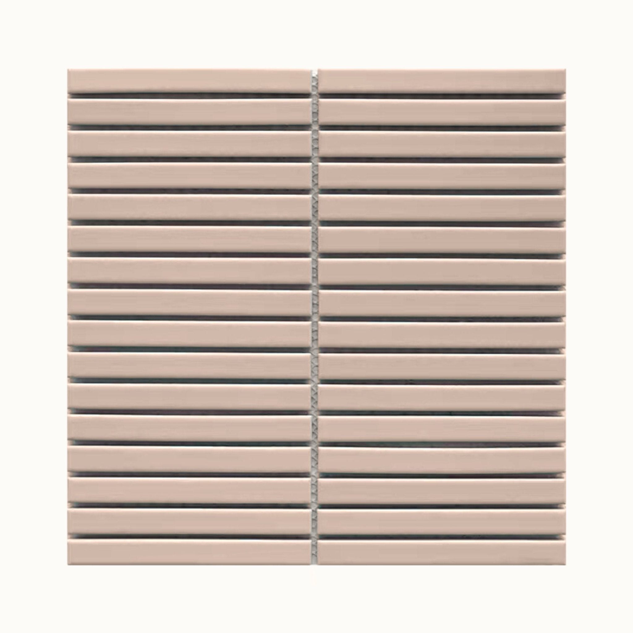 Wafer Dusty Pink Kit Kat Tile - Tisa Home