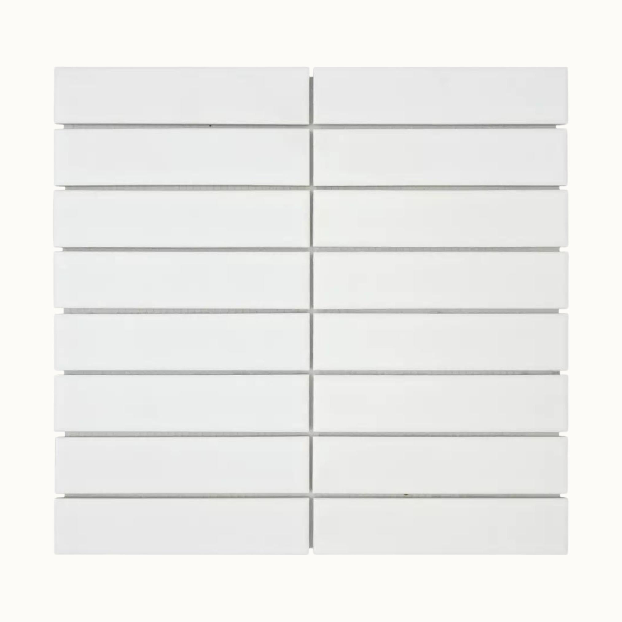 Dove White Kit Kat Tile - Tisa Home